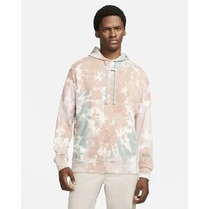 NIKE SPORTSWEAR CLUB MEN’S FRENCH TERRY PULLOVER‎ HOODIE Sz Large Tie-Dye